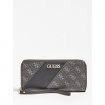 GRAND PORTEFEUILLE ZIP LOGOTE CAMY NOIR
