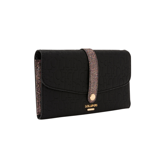 PORTE CHEQUIER AC STYLO LOGOTE HELENE NOIR I19424 39 00