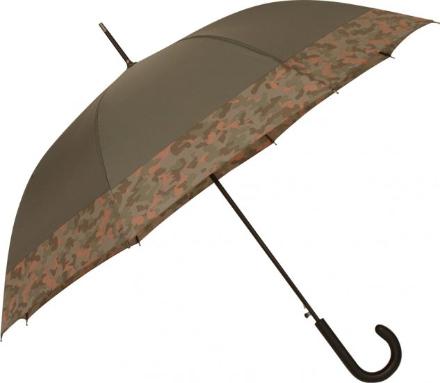 Parapluie canne auto. uni kaki bande camouflage - Les classiques - Cliquez sur l'image pour la fermer